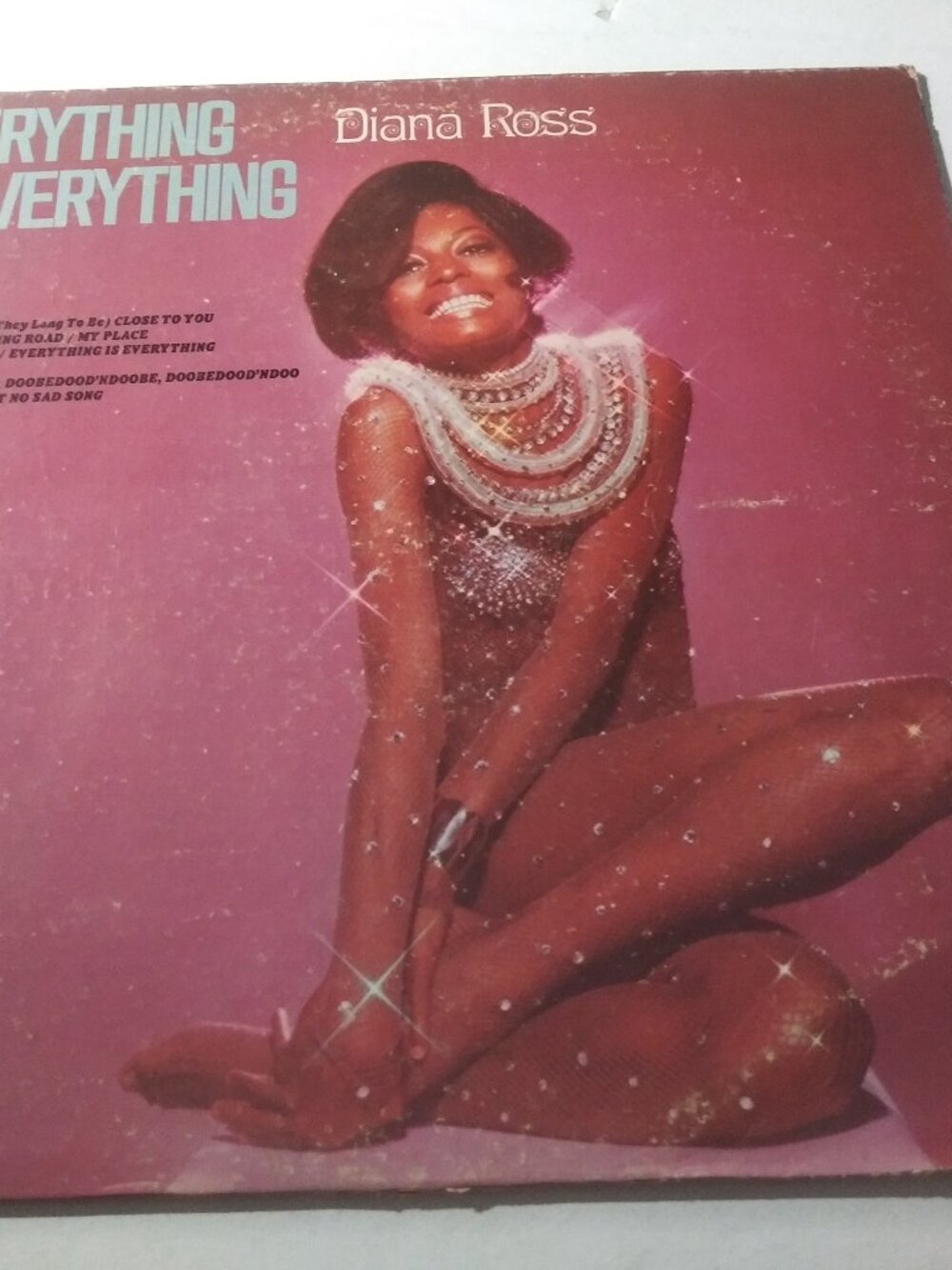 Diana Ross - Everything Is Everything VG+ Original Motown MS-724 LP Record 1970